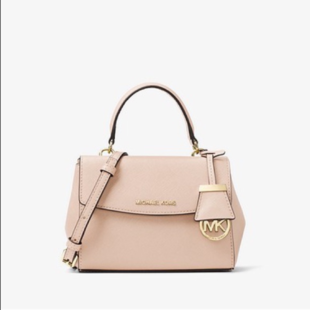 Michael Kors Blush Pink Crossbody in Saffiano Leather